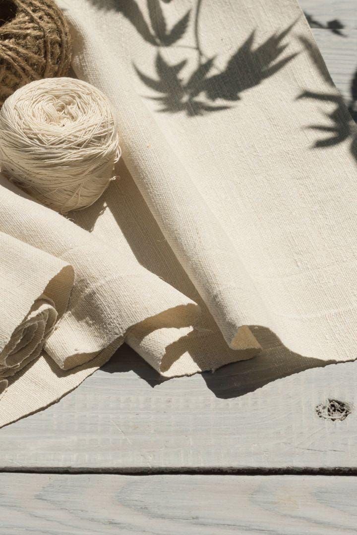Tissu en coton RFD Kala tissé à la main 2_2 par mètre, 45 pouces de large, 245 g_m²